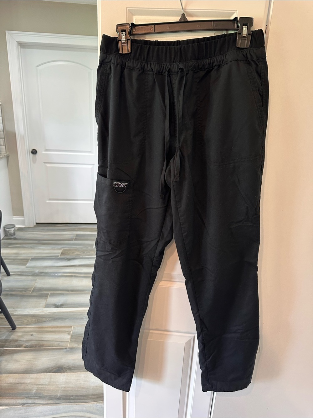 Cherokee Scrub Pants with Elastic Waist Small